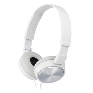 Audífonos SONY MDR-ZX310 – Auriculares Alámbricos Plegables con Micrófono Integrado, Blanco