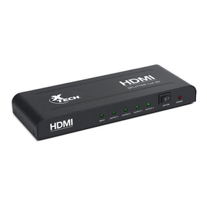 Multiplicador entradas HDMI Xtech, 4 puertos
