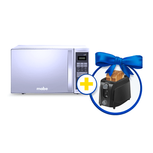 Combo Microonda MABE 40Lts Silver + Tostadora B&D