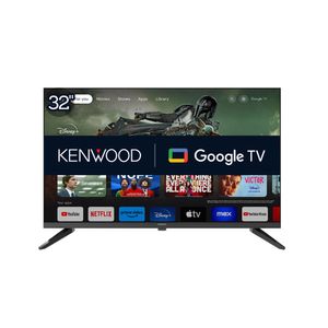 Televisor KENWOOD 32", Google Tv, Chromecast integrado, HD, Marco imperceptible